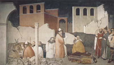 Ambrogio Lorenzetti St Sylvester Sealing thte Dragon's Mouth (mk08)